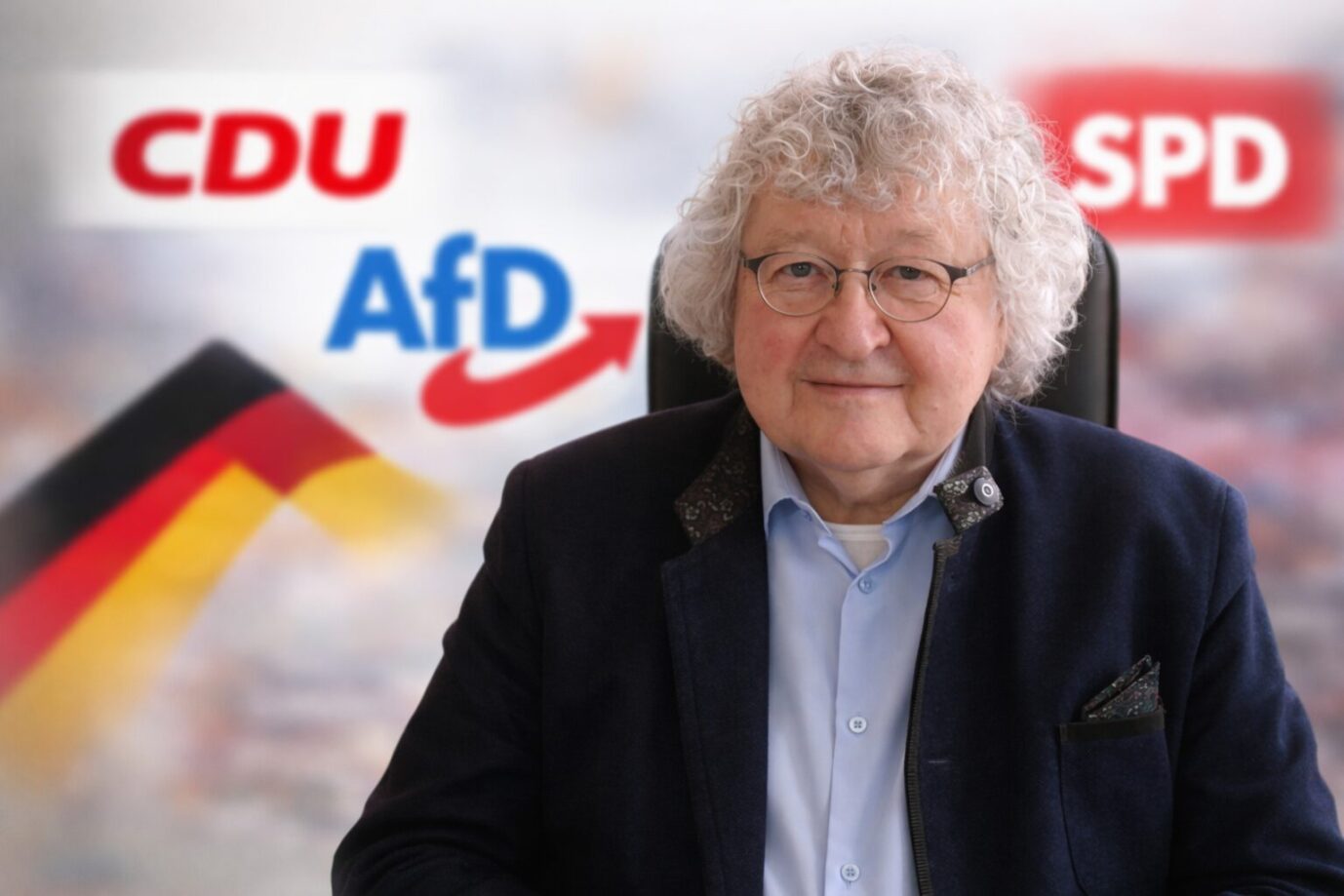 Prof. Werner J. Patzelt: porphezeit, dass sich die CDU aus ihrem Schicksal, sich an die SPD zu klammern, nicht befreien kann. Foto: JF-Montage