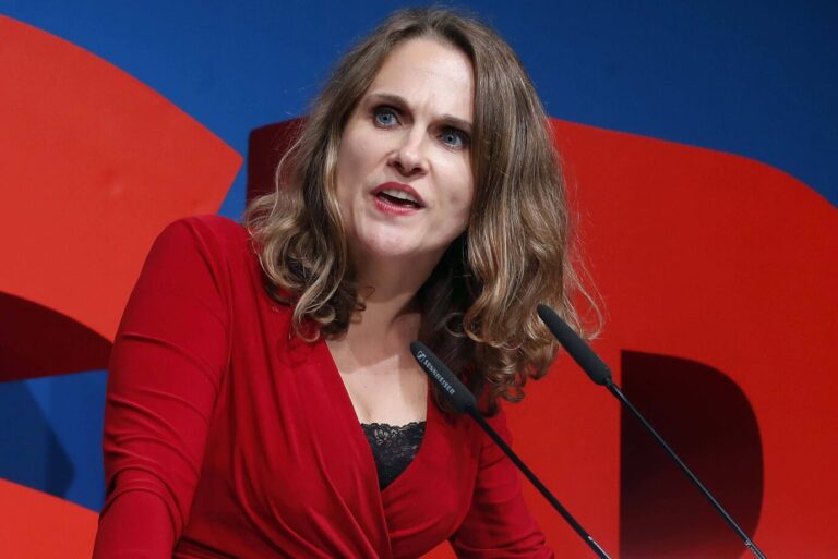 Gewalt angewendet? Die Abgeordnete Maja Lasić auf einem SPD-Parteitag 2019.