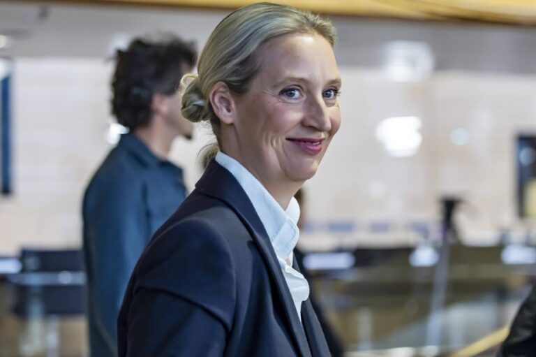 Eigener Bundespräsidenten-Kandidat? AfD-Chefin Alice Weidel erwägt eine „Respektsperson“ aufzustellen.