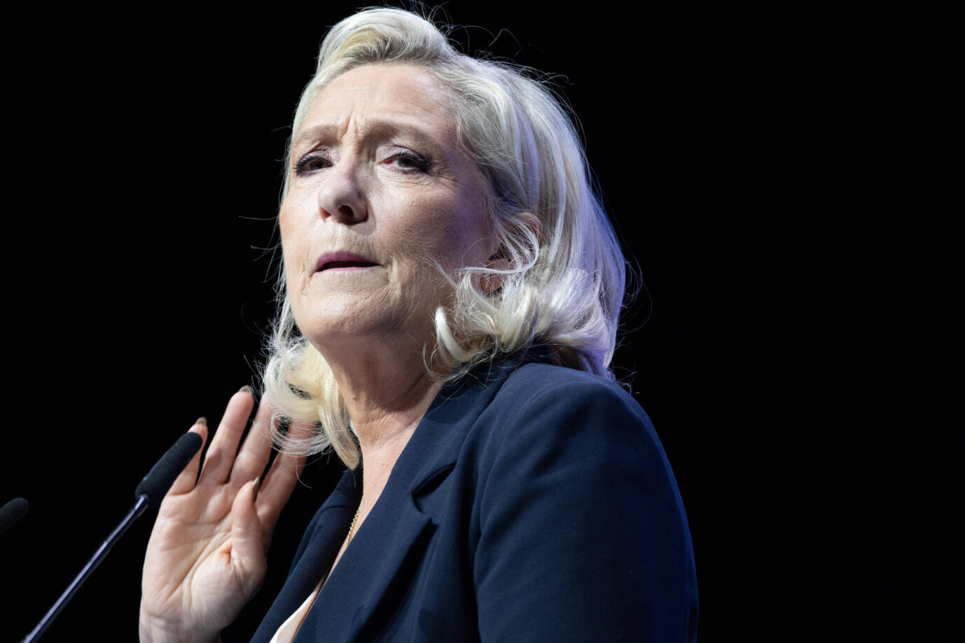 Konnte zwar vielerorts Gewinne einfahren, in den großen Städten blieben Erfolge aber aus: Marine Le Pen. Foto: IMAGO / ABACAPRESS