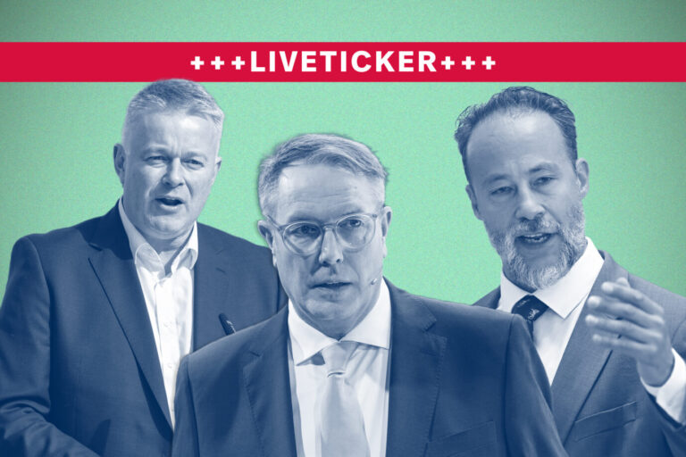 Die Spitzenkandidaten zur Landtagswahl von CDU (Gordon Schnieder, l.), SPD (Alexander Schweitzer, m.) und AfD (Jan Bollinger, r.). Fotos: Picture Alliance /// Montage: JF. Alle Fakten im Liveticker