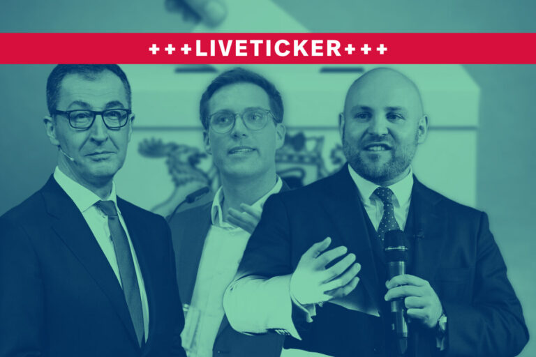 Die Spitzenkandidaten der Grünen, Cem Özdemir, der CDU, Manuel Hagel, und der AfD, Markus Frohnmaier (v.l.n.r.). Foto: Picture Alliance / Montage JF. Alle Infos im JF-Liveticker