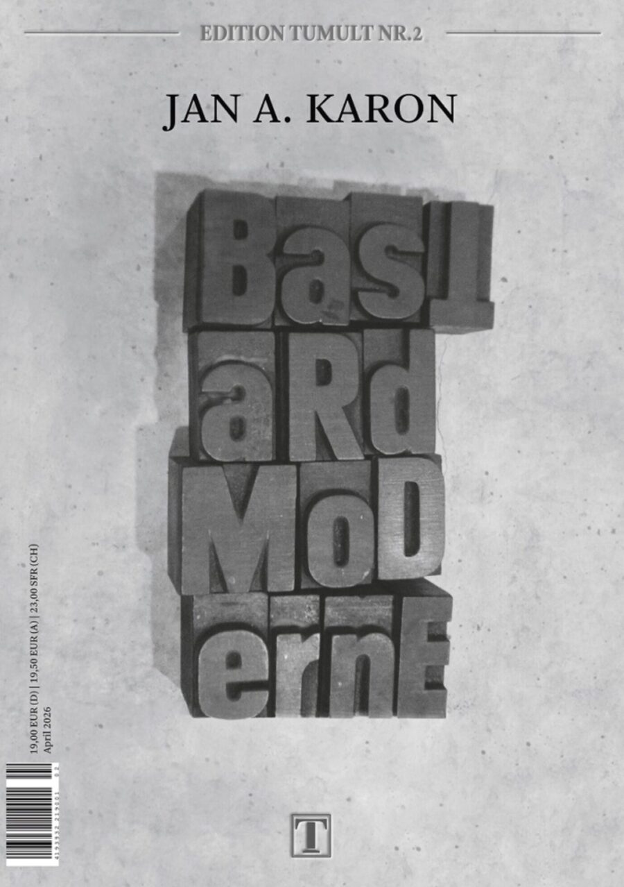 Das Bild zeigt das Buchcover von „Bastardmoderne“ von Jan A. Karon.