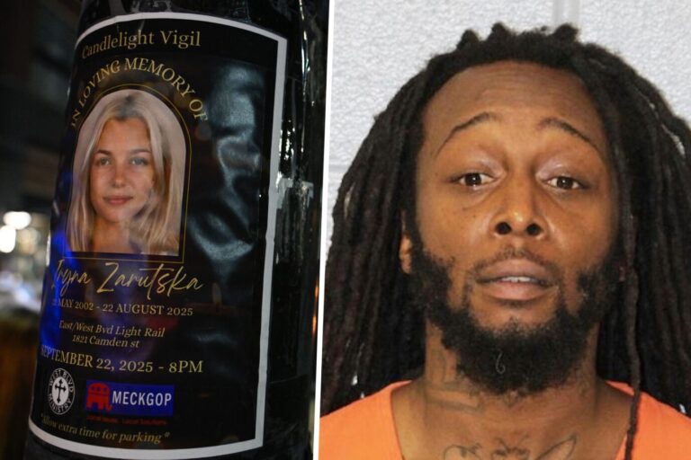 Das Bild zeigt Iryna Zarutska und DeCarlos Brown Jr.