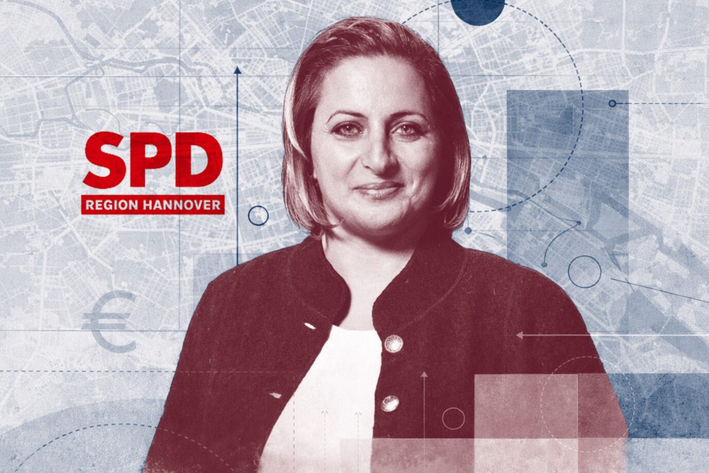 Das Bild zeigt die SPD-Lokalpolitikerin aus Hannover, Hülya Iri.