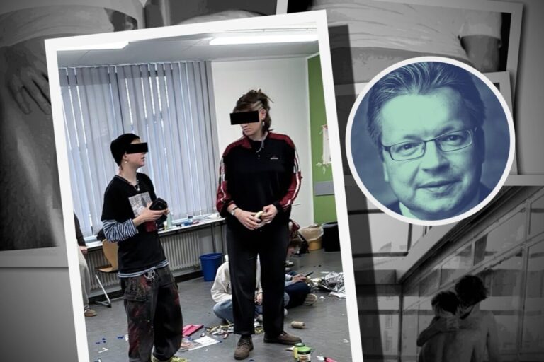 Die linksradikalen Referenten an der Oberschule in Schleife: Ein Skandal mit Ansage. (Themenbild/Collage)