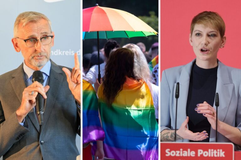 Innenminister Schuster, „Queerbeauftragte“ Koch