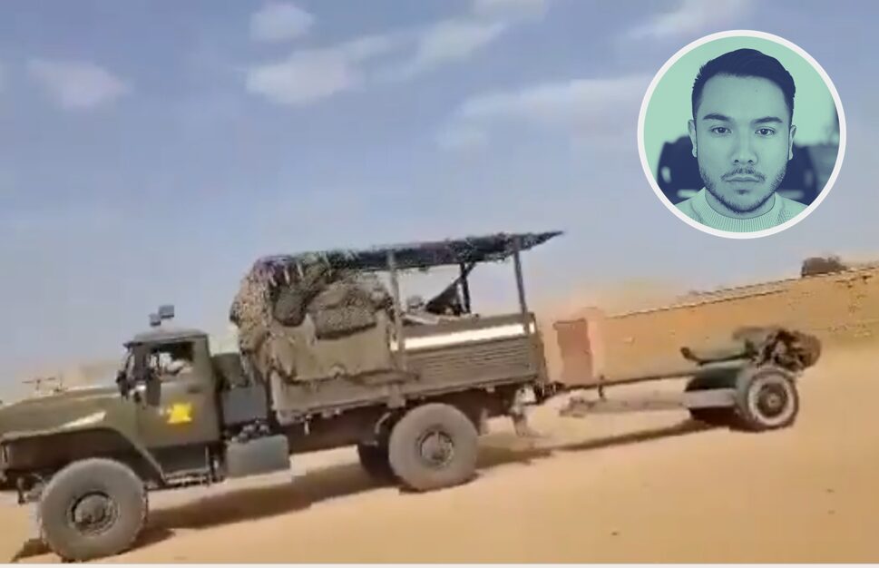 Moskau auf dem Rückzug: Bilder in den sozialen Medien sollen zeigen, wie Russlands "Africa Corps" sich in Mali zurück zieht.