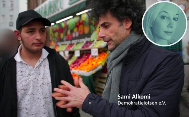 In der Straßenumfrage halten einige Muslime mit ihrer Meinung nicht hinterm Berg.