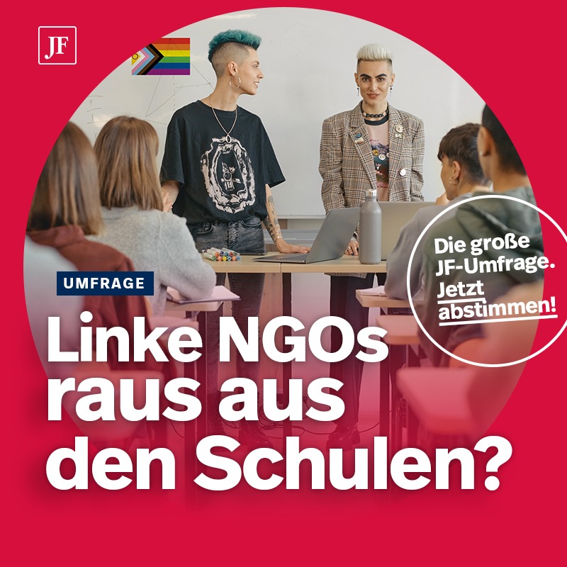 Hier kommen Sie zur JF-Umfrage zu NGOs in Schulen