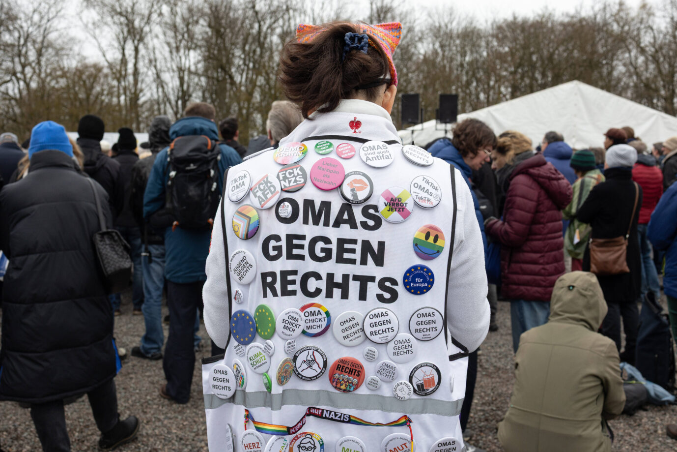 Organisierten die Lesung für Schüler: Die Omas gegen Rechts. Symbolfoto: IMAGO / ZUMA Press