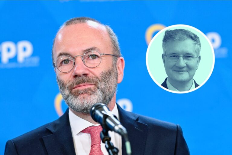 EVP-Chef Manfred Weber (CSU): Unter Druck wegen des Brandmauerfalls im EU-Parlament. (Themenbild/Collage)