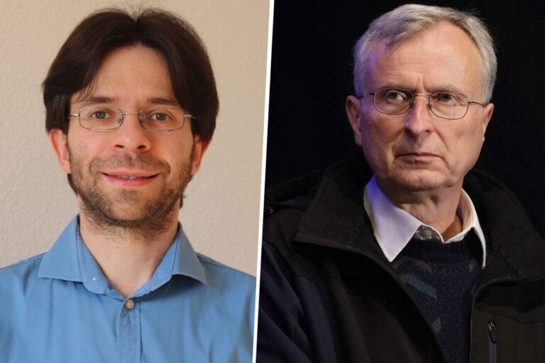 Lucian Michaelis und Pfarrer Martin Michaelis