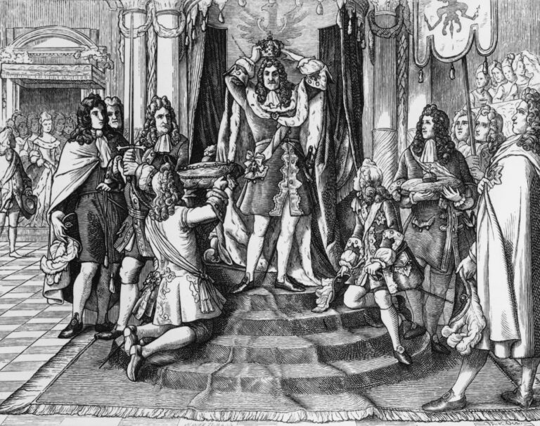 Krönung Friedrichs I. in Königsberg 1701: Der Monarch war Maß und Mäßigung verpflichtet.