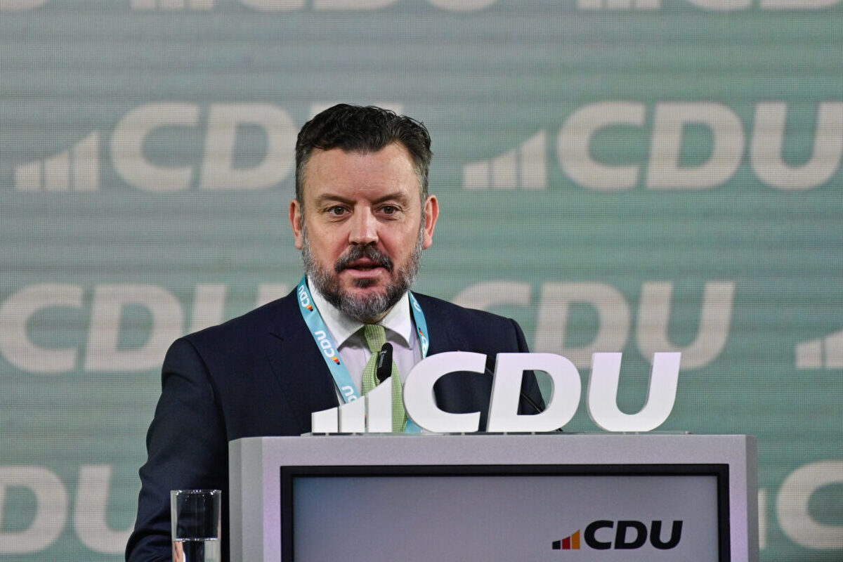 CDU-Vize in Sachsen-Anhalt, André Schröder: Für ihn müsse es auch ohne eine eigene Mehrheit weitergehen.