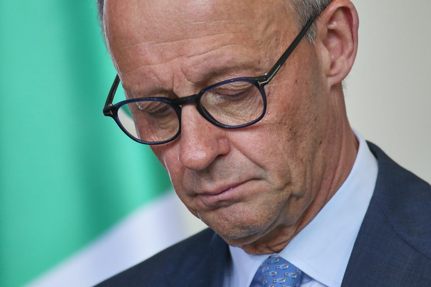 Berlin, Deutschland: Bundeskanzleramt: Empfang des irischen Regierungschefs: Der deutsche Bundeskanzler Friedrich Merz (CDU). Jeder fünfte Wähler möchte nie wieder eine Unionspartei wählen.