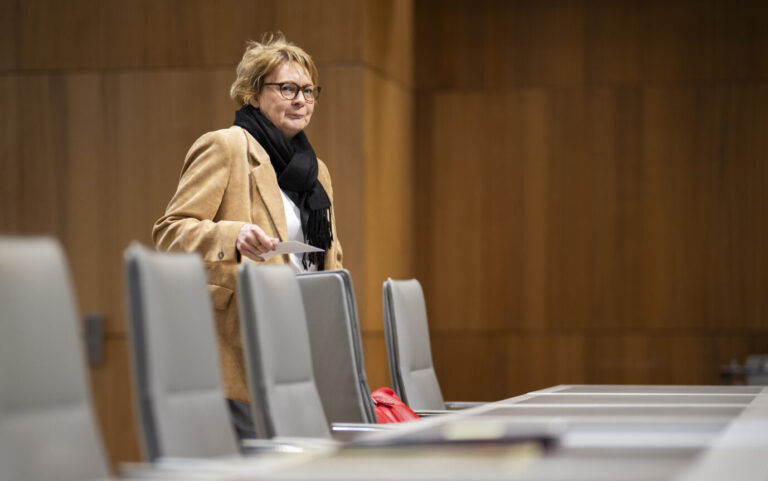 Regierung im Blick: Niedersachsens Innenministerin Daniela Behrens (SPD) hält sich lieber bedeckt, als der AfD zu antworten.