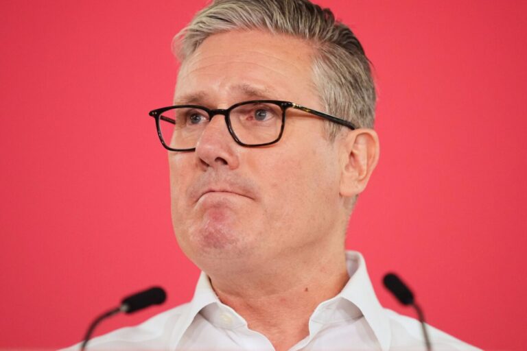Am Abgrund: Großbritanniens Premierminister Keir Starmer.