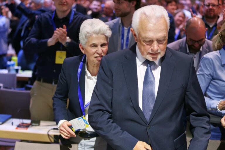 Trotz seines Sieges blickt Wolfgang Kubicki auf eine zerstrittene FDP.