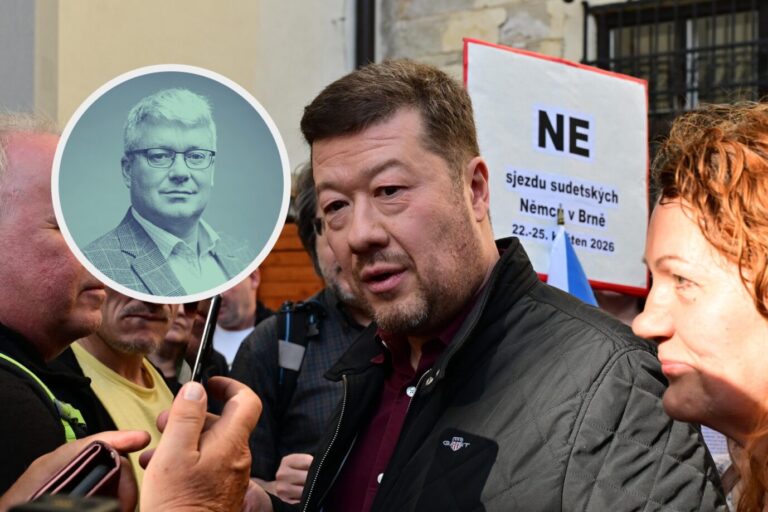 Der tschechische Unterhäuspräsident Tomio Okamura: Antreiber der Proteste gegen den Sudetendeutschen Tag in Brünn. (Themenbild/Collage)