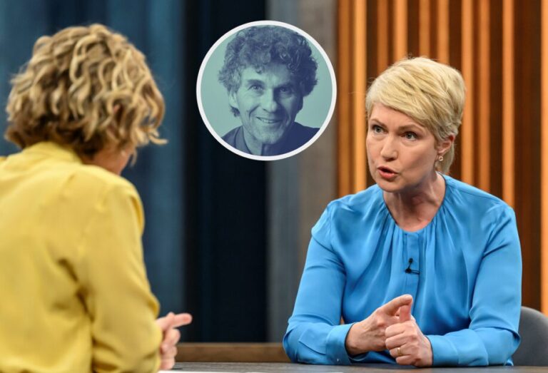 Für Mecklenburg-Vorpommerns Ministerpräsidentin Manuela Schwesig (SPD) (r.) wird ihre Bundespartei zur Belastung vor der Wahl.