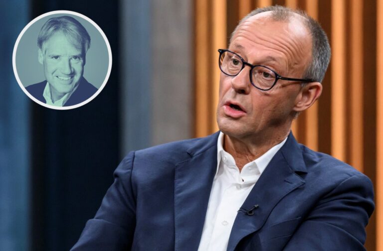 Hilflos, überfordert, winselnd: Kanzler Friedrich Merz im Interview bei „Caren Miosga“.