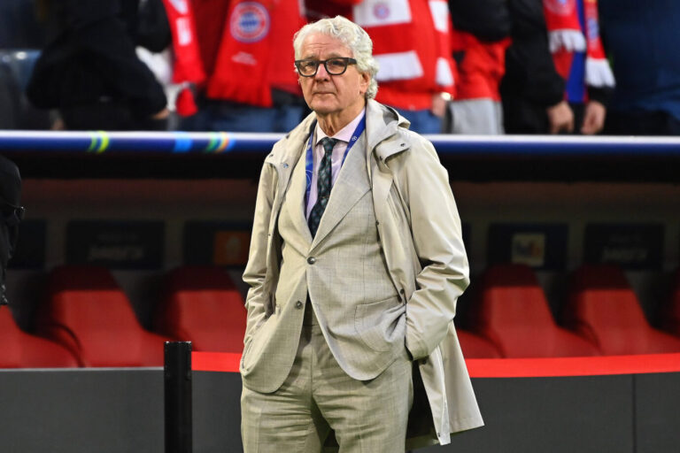 Marcel REIF, Einzelbild,angeschnittenes Einzelmotiv, Halbfigur,halbe Figur. Fussball Champions League,Saison 2025/26, Halbfinale FC Bayern-Muenchen - Paris Saint Germain PSG 1-1 am 06.05.2026 A L L I A N Z A R E N A. *** Marcel REIF, single picture, cropped single motif, half figure, half figure Football Champions League, season 2025 26, semi-final FC Bayern Muenchen Paris Saint Germain PSG 1 1 on 06 05 2026 A L L I A N Z A R E N A. Das Bild zeigt Marcel Reif.