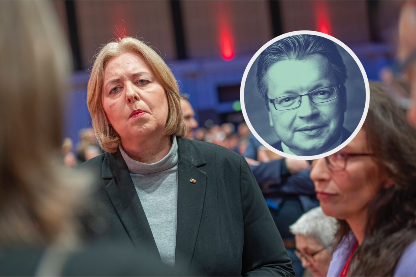 SPD-Chefin Bärbel Bas: Der Gegenwind zu ihren Aussagen erreicht inzwischen Orkanstärke. (Themenbild/Collage)