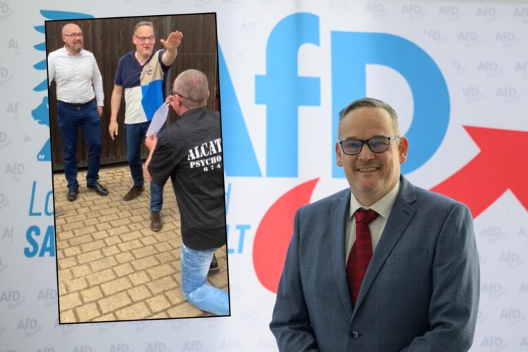 Martin Reichardt und das angebliche „Hitlergruß“-Foto: es ist eine Obsession. Foto: Picture Alliance / X