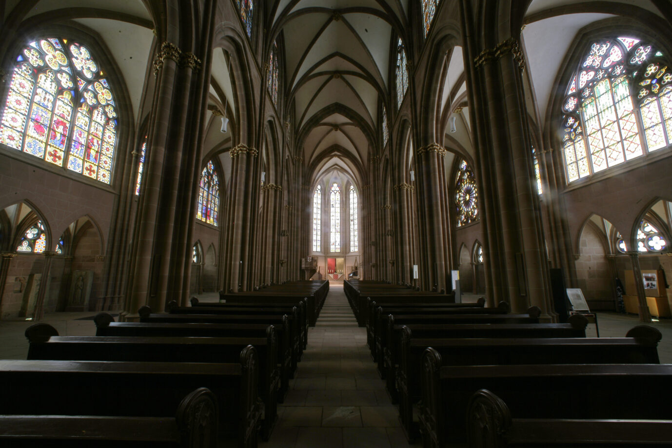 Eine evangelische Kirche