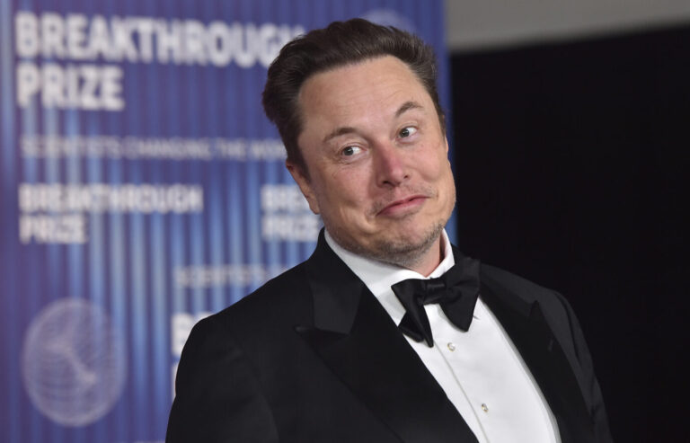 Das Bild zeigt Elon Musk.
