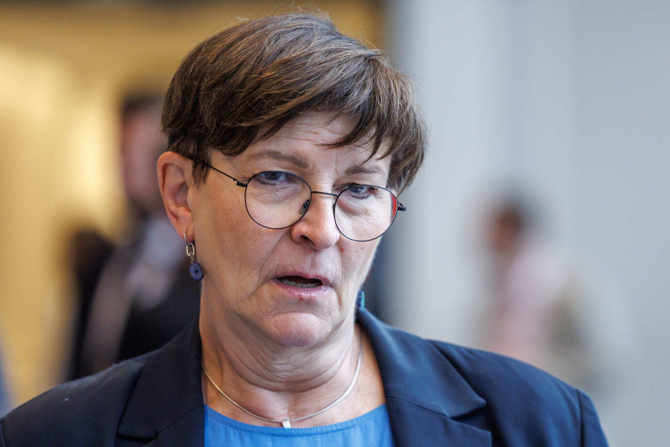 Geht es um die AfD macht sie es nicht unter dem Nationalsozialismus: Saskia Esken will die Partei verbieten. Foto: picture alliance / Andreas Gora | Andreas Gora