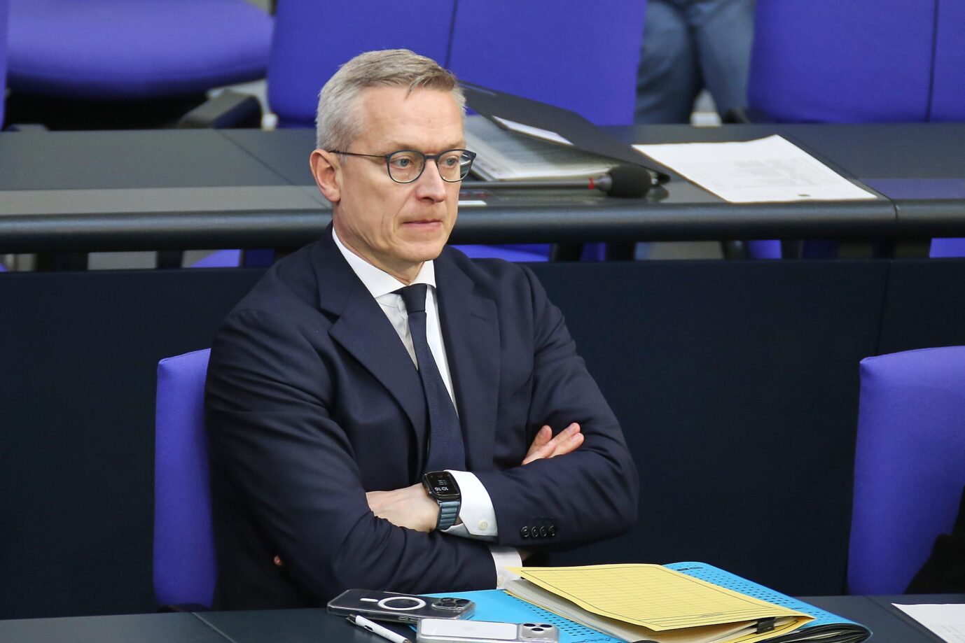 Berlin, Deutschland: Deutscher Bundestag: 83. Bundestagssitzung: Bundesminister für Digitales und Staatsmodernisierung Karsten Wildberger (CDU)