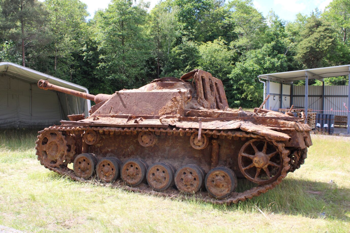 Das Sturmgeschütz III soll ins Panzermuseum nach Munster.