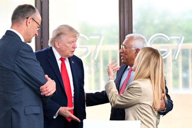 US-Präsident Donald Trump, Italiens Ministerpräsidentin Meloni