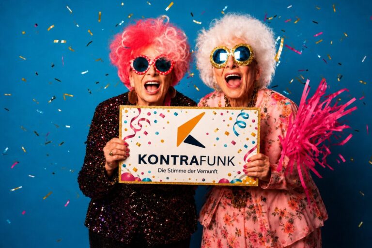 Vier Jahre Kontrafunk (Symbolbild). Bild: ChatGPT