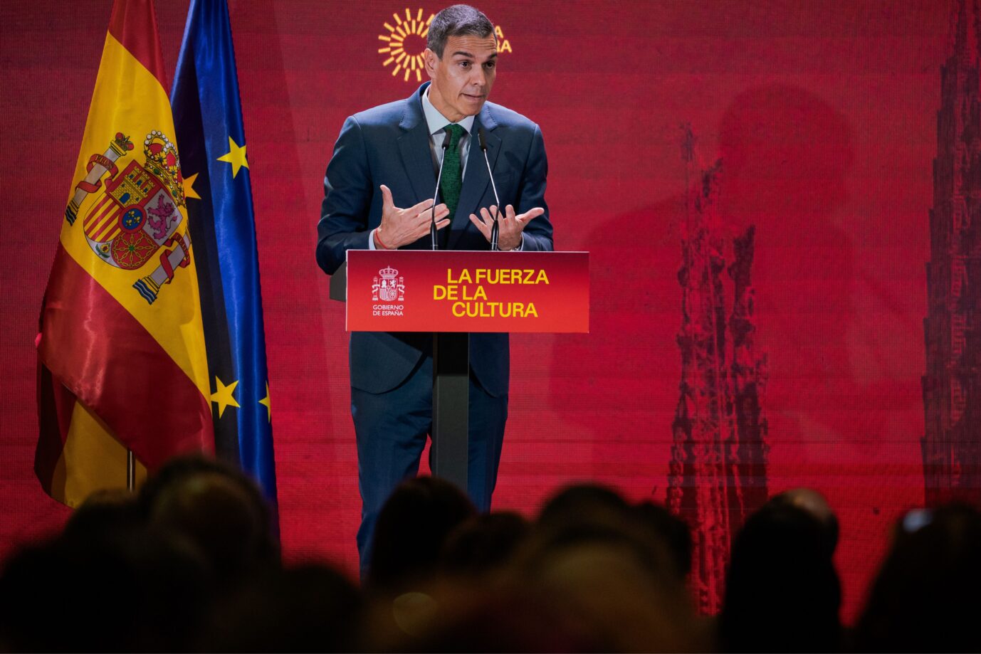 Das Bild zeigt den Ministerpräsidenten von Spanien, Pedro Sánchez.