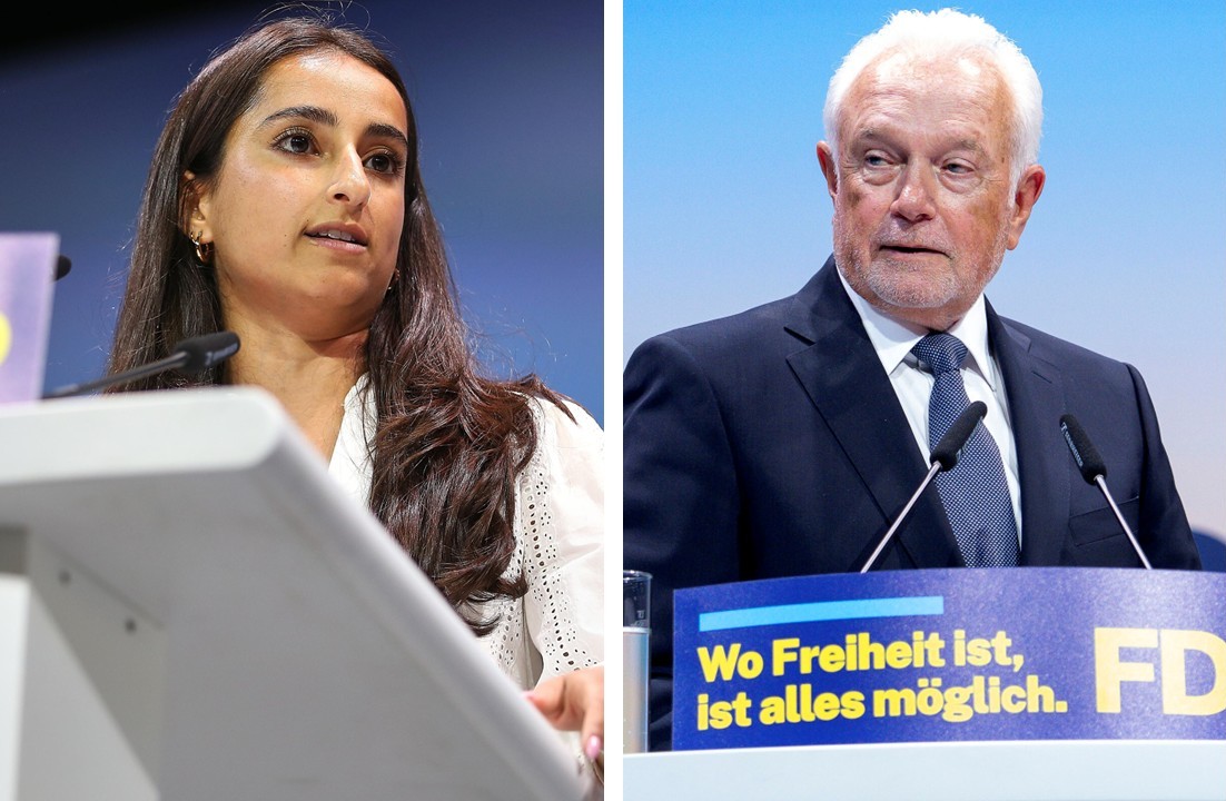 Streit in der FDP: Präsidiumsmitglied Nadin Zaya gegen Parteichef Wolfgang Kubicki.