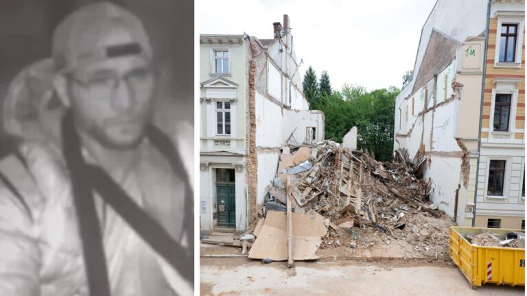 In dem explodierten Haus in Görlitz (rechts) starben drei Menschen. Hat dieser Afgahne sie auf dem Gewissen?