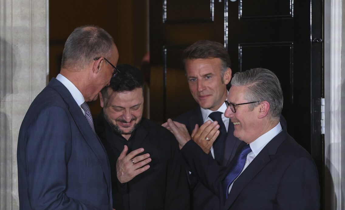 Sofortige Waffenruhe gefordert Merz, Macron und Starmer stel