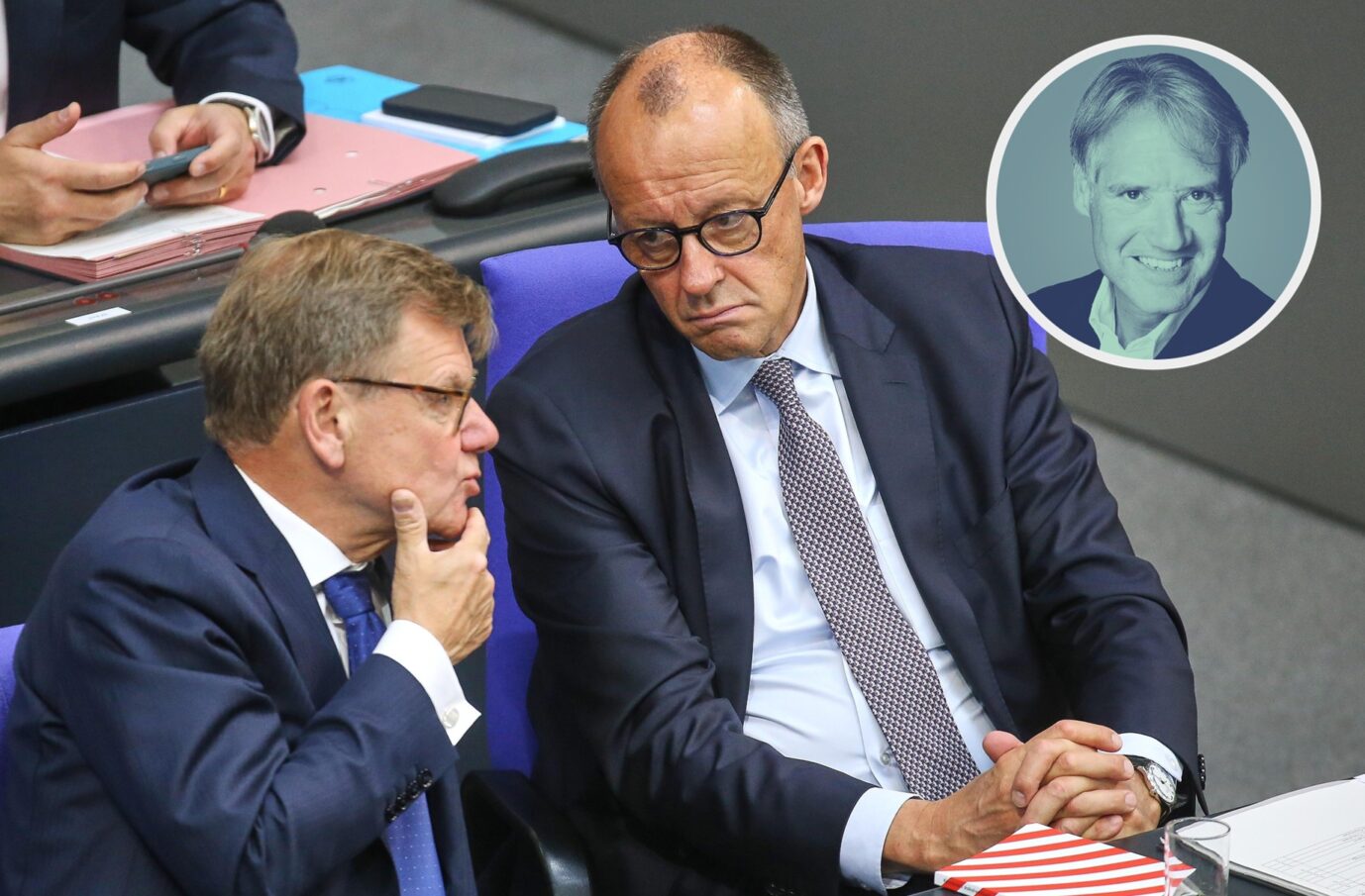 Die Verantwortlichen der „Schmach von New York“: Kanzler Friedrich Merz mit seinem Außenminister Johann Wadephul.