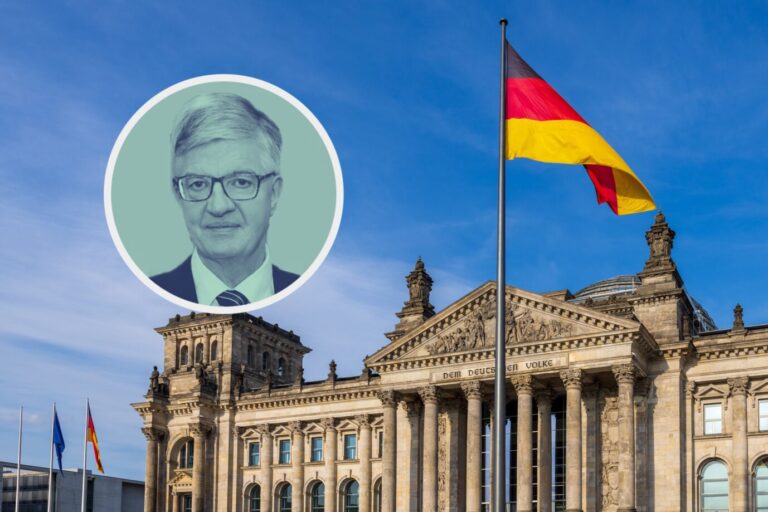 Die Deutschlandflagge vor dem Reichstagsgebäude: Nicht immer erwünscht. (Themenbild/Collage)