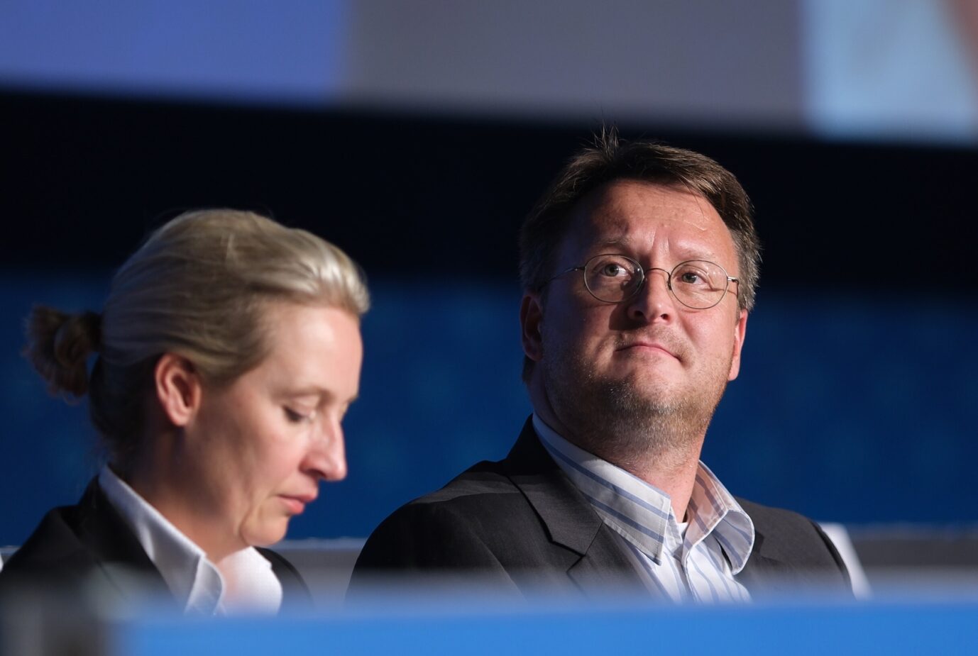 Robert Sesselmann neben Alice Weidel