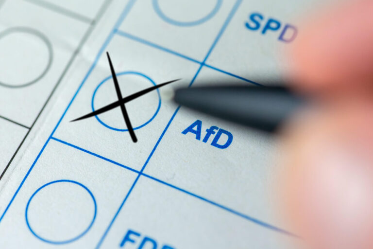 Wahlzettel (Symbolbild): Das SPD-Mitglied des Landeswahlausschusses wollte die Liste der AfD-Kandidaten verhindern. Foto: picture alliance / CHROMORANGE | Udo Herrmann