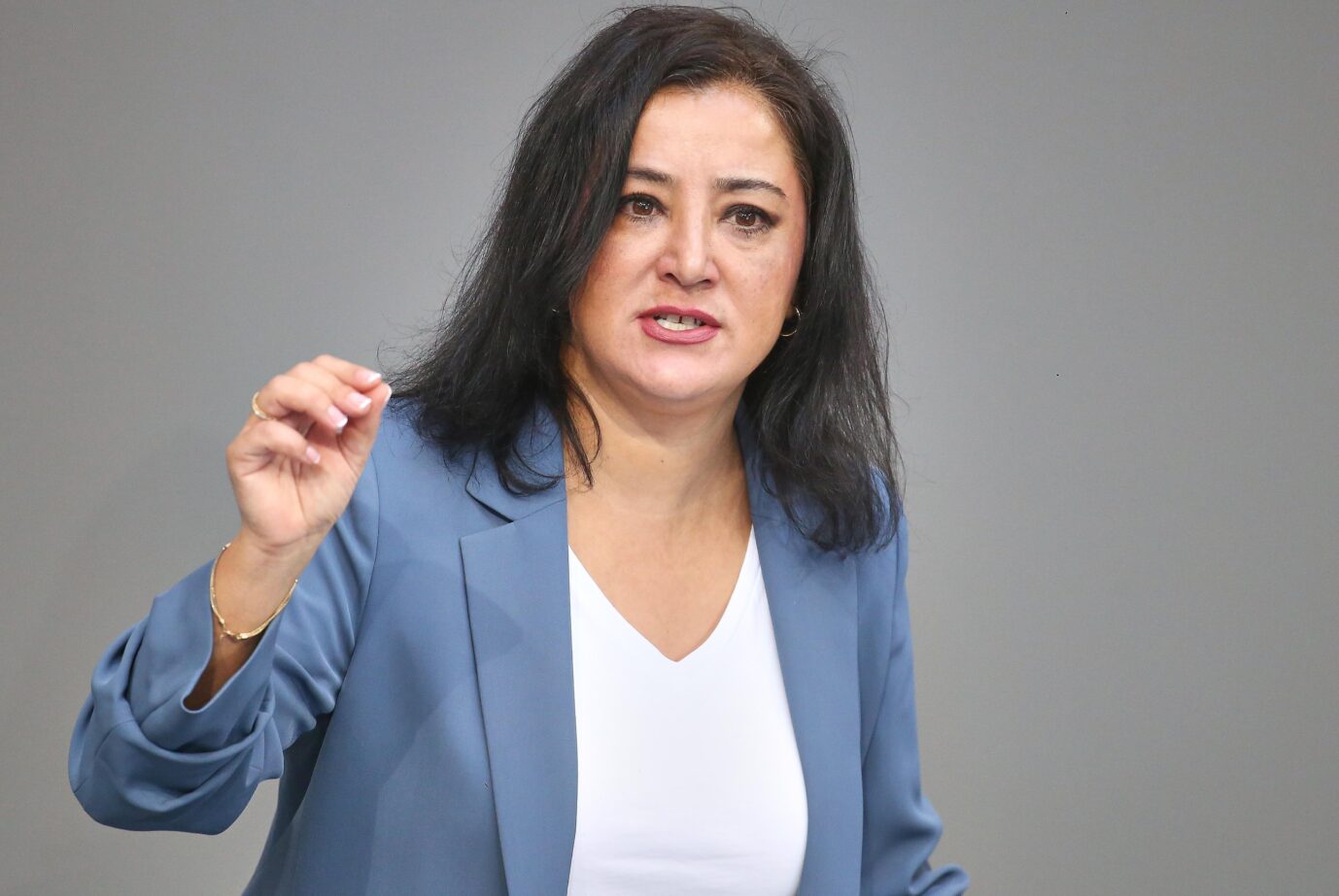 Strafbefehl: Die Linken-Abgeordnete Gökay Akbulut im Bundestag. Foto: picture alliance / dts-Agentur