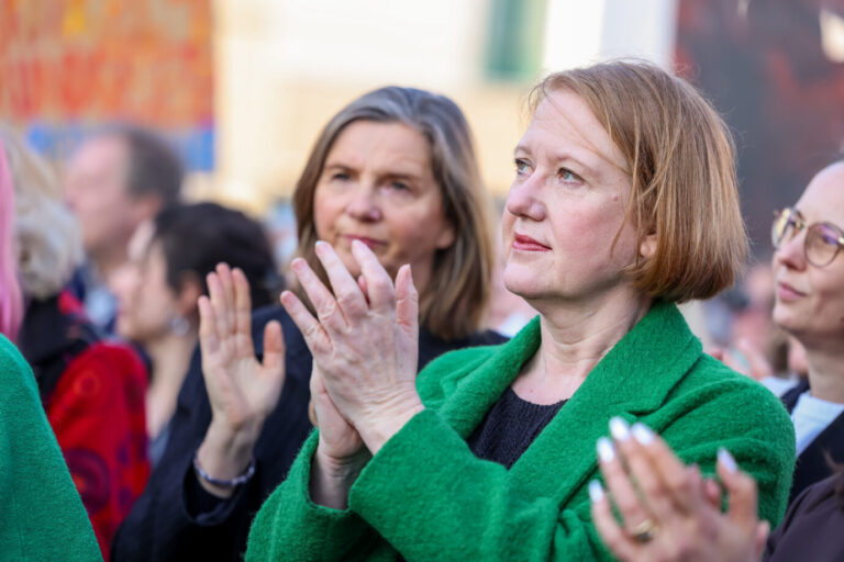 Ex-Familienministerin Paus: Hat ein Herz für Gewaltaufrufe im ÖRR. Foto: picture alliance/dpa | Gerald Matzka