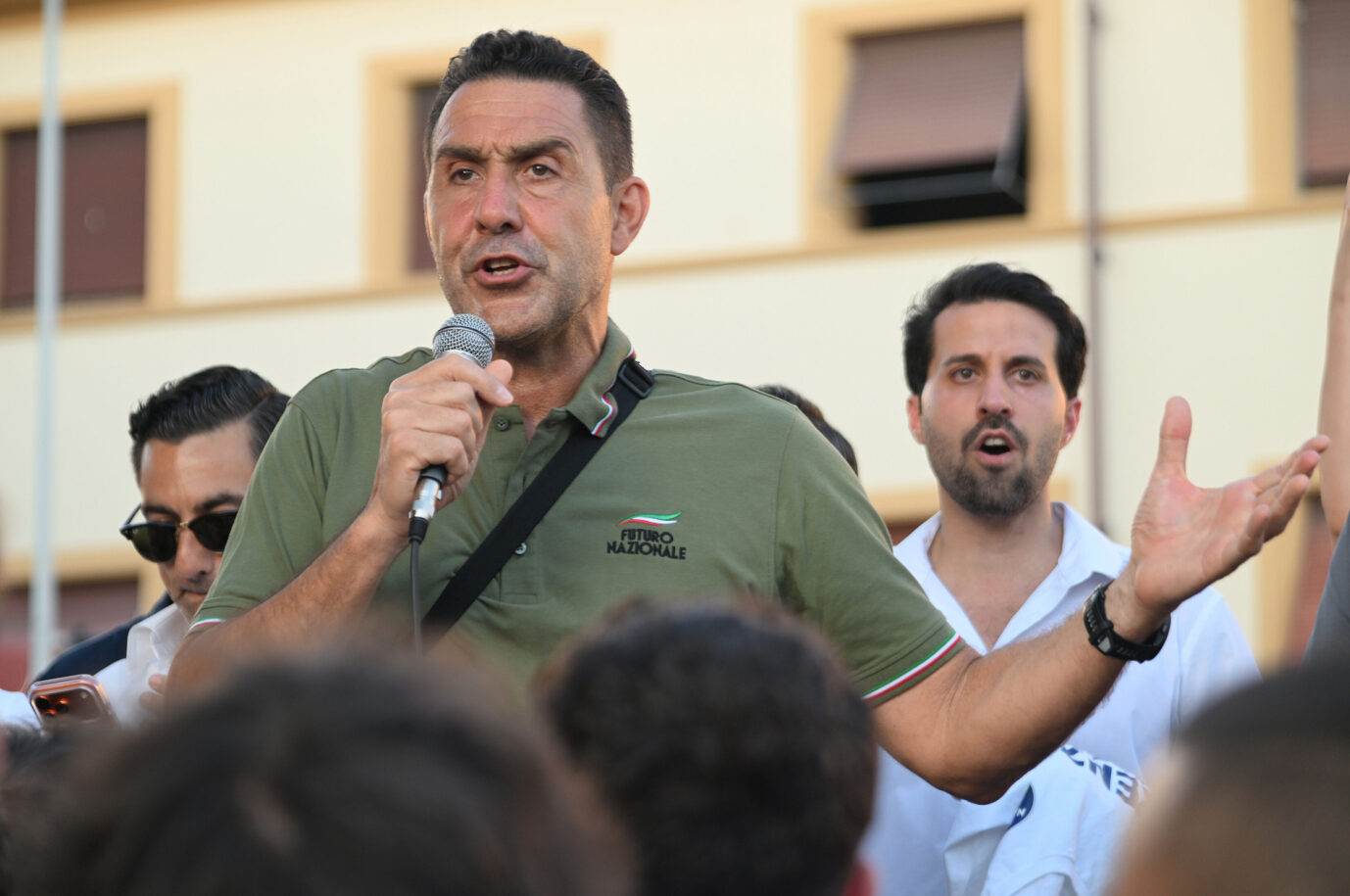 General Roberto Vannacci during the National Future identity march, Florence, June 19, 2026//AGFEDITORIAL_AB200626-38/Credit:Aleandro BiagiantiI / AGF/SIPA/2606201430