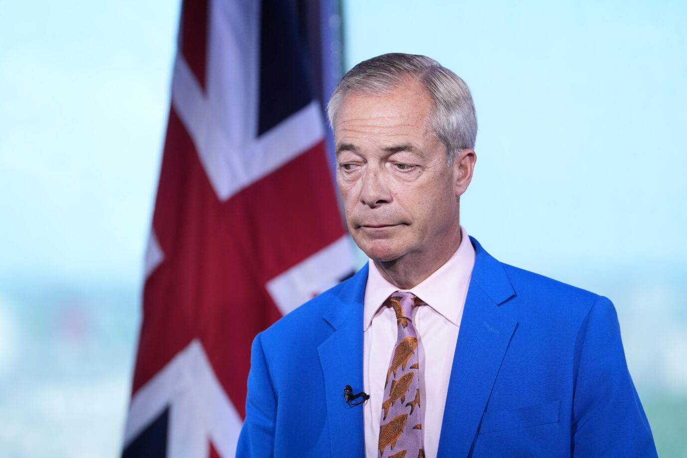 Reform-UK-Chef Nigel Farage: Trotz der Vorwürfe führt seine Partei in den Umfragen. (Themenbild)