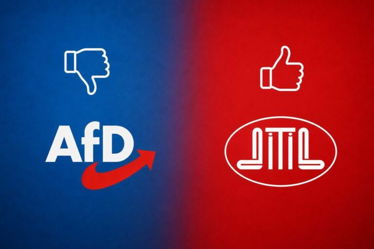 Logos von AfD und Ditib