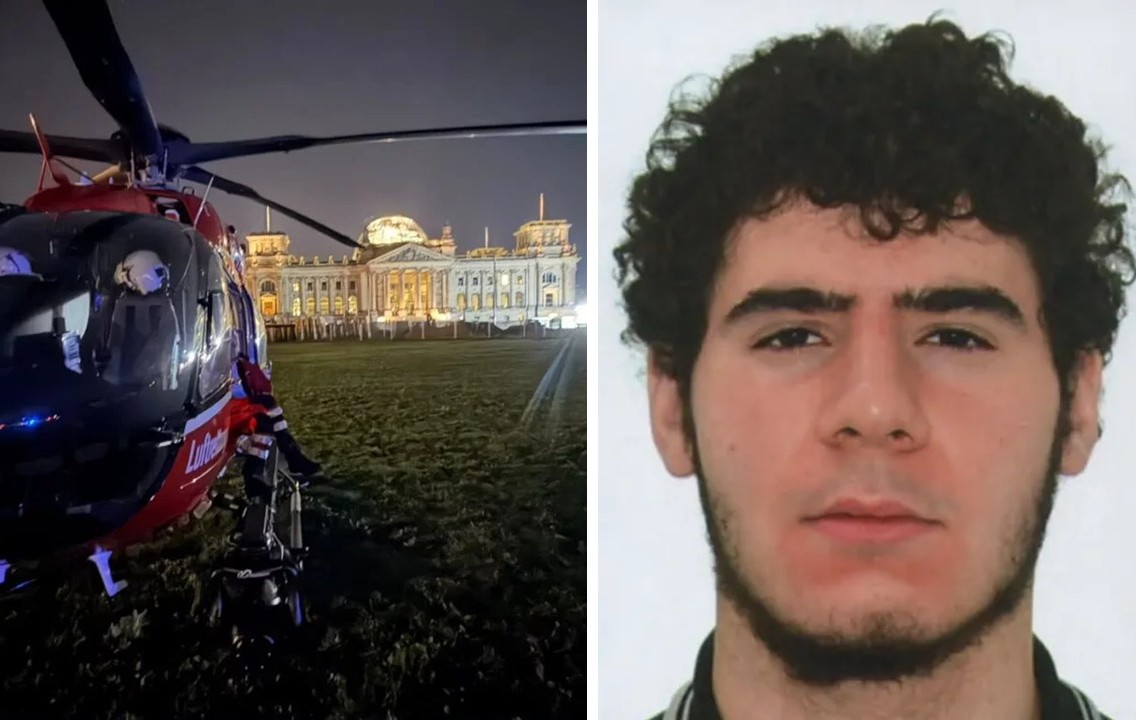 Polizeihubschrauber vor dem Reichstag nach Terror bei CSD: Der Tatverdächtige heißt Abdul B. und ist arabischer Herkunft.